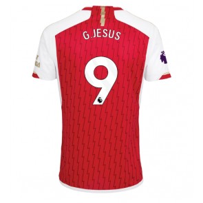 Arsenal Gabriel Jesus #9 Koszulka Podstawowych 2023-24 Krótki Rękaw